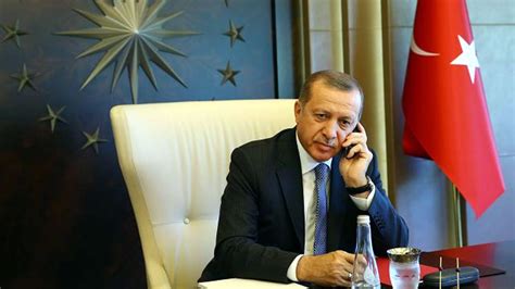 C­u­m­h­u­r­b­a­ş­k­a­n­ı­ ­E­r­d­o­ğ­a­n­­d­a­n­ ­A­l­i­y­e­v­­l­e­ ­t­e­b­r­i­k­ ­t­e­l­e­f­o­n­u­